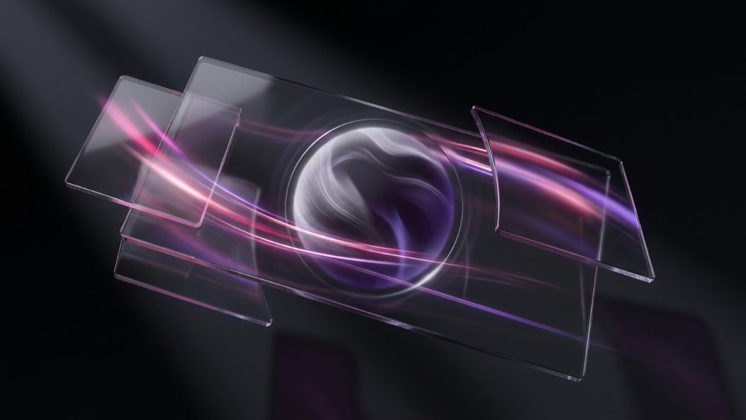 Immersive interface representing creative digital experiences