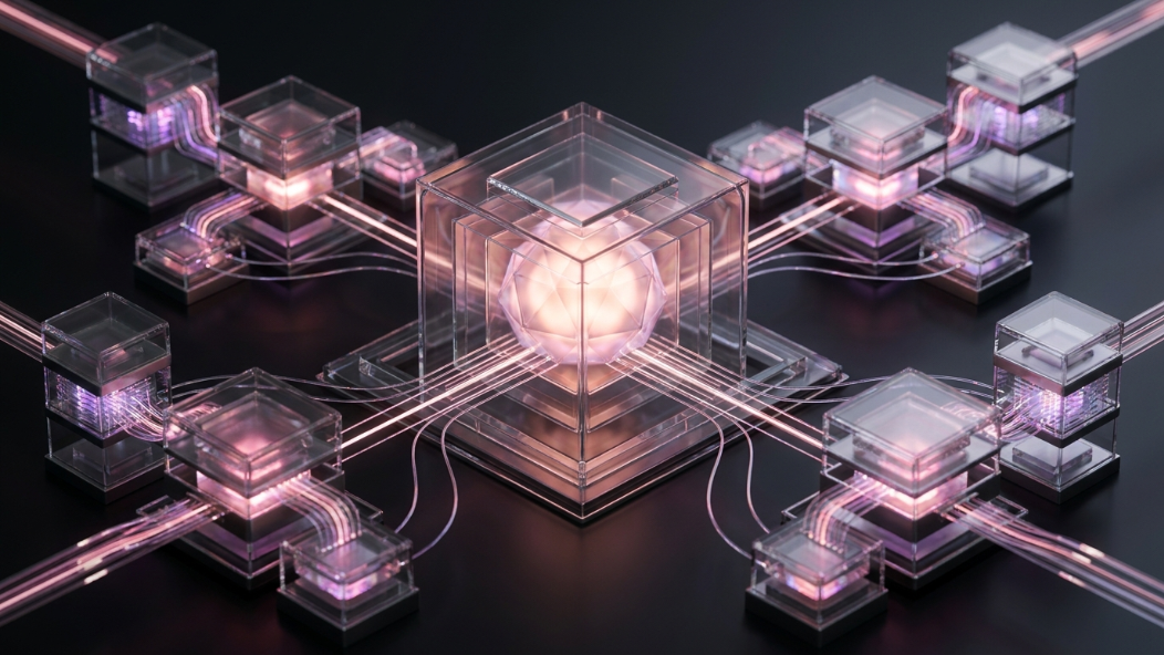 Intelligent network representing artificial intelligence and automation