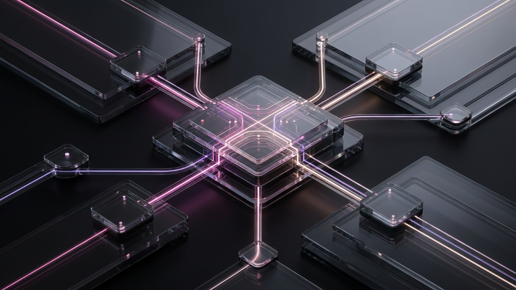 Connected network representing technical network solutions